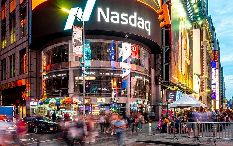 Midtown, NYC. June 2019. NASDAQ MarketWatch. Author Ajay Suresh