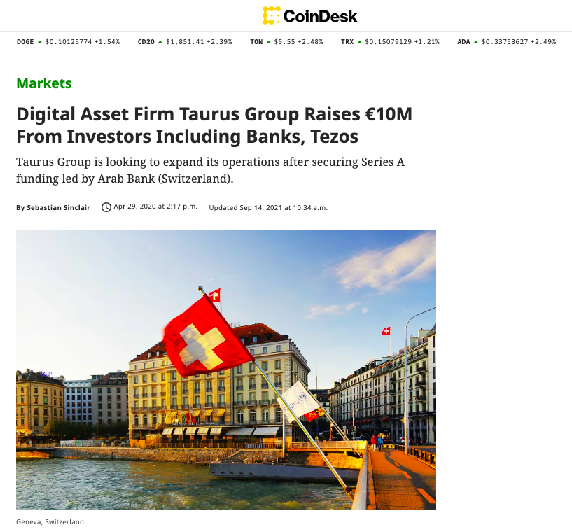 Press coverage Taurus Group